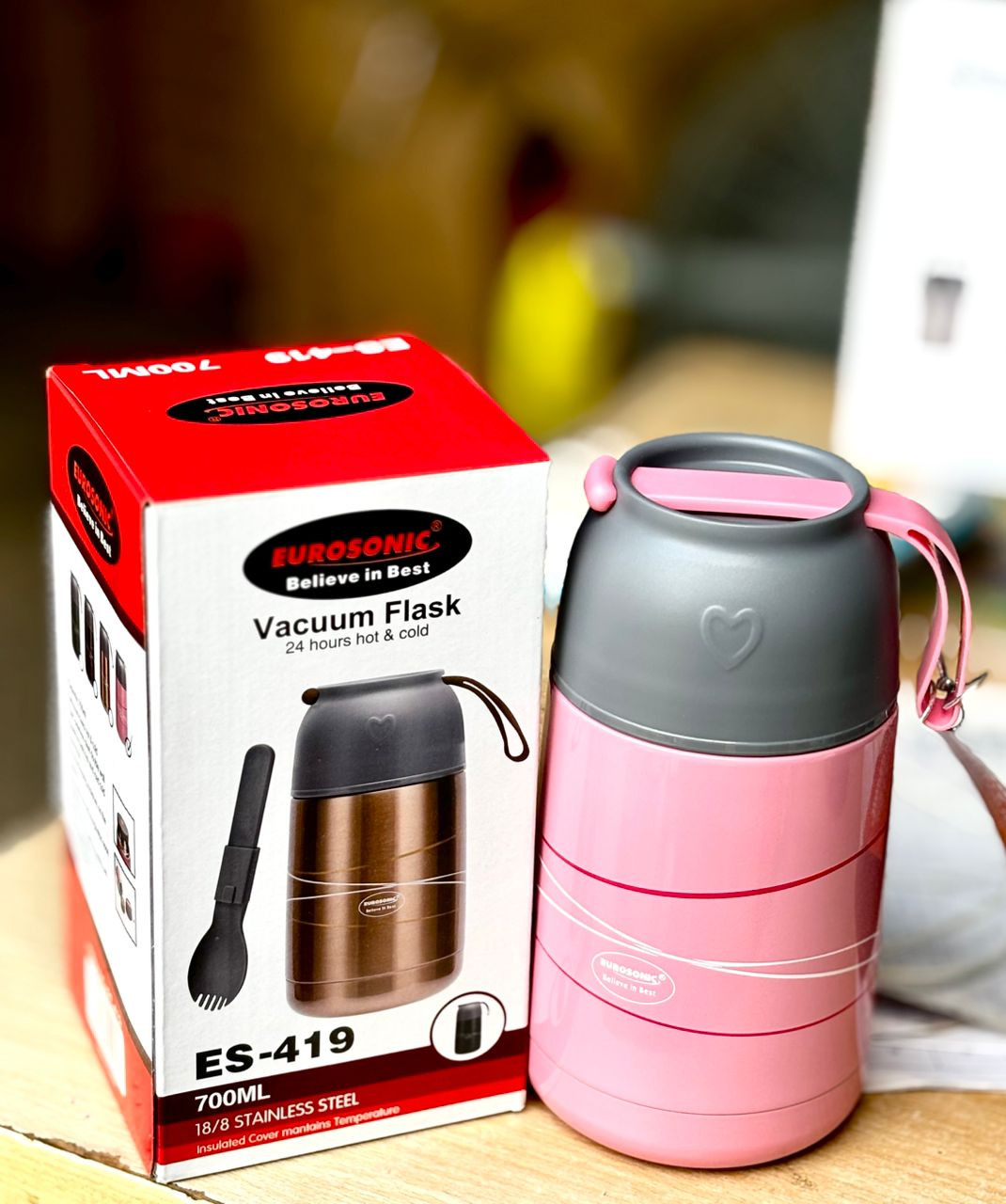 EUROSONIC FOOD FLASK - 700ML