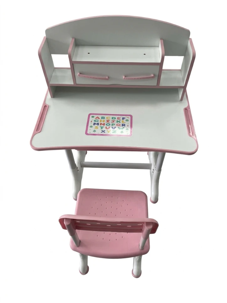 KIDS’ STUDY DESK WITH BOOKSHELF: Kids Table and Chair Set, Children's Furniture, Activity Table, Craft Table, Kids Bedroom Set, Jolie Pet Table, Children's Learning Desk, Play Set, Drawing Station, Gi