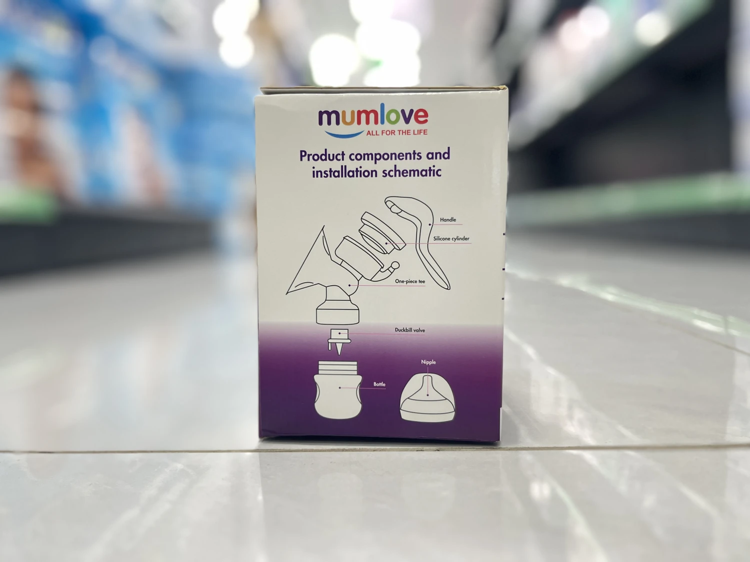 MUMLOVE MANUAL BREAST PUMP - Mumlove Manual Breast Pump, Mumlove Breast Pump, Manual Breast Pump, Manual Breastfeeding Pump, Portable Breast Pump