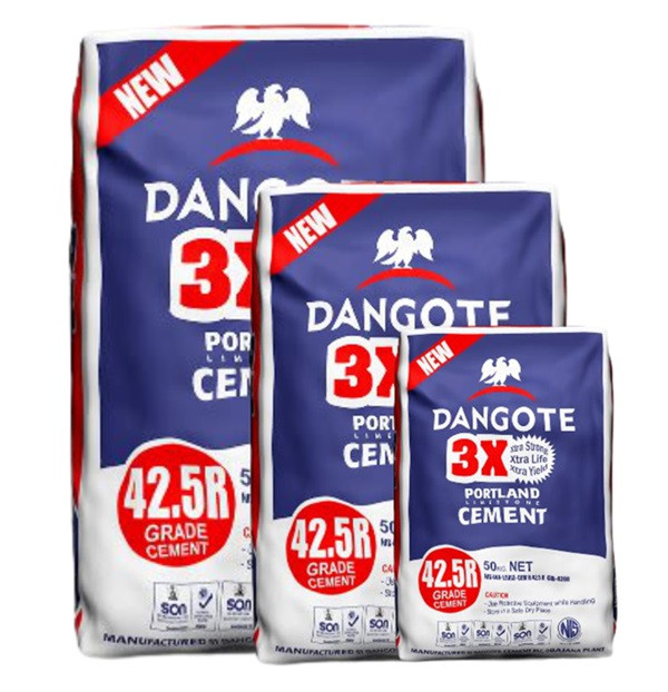 Dangote Cement 42.5 Grade 3x (900 bags)