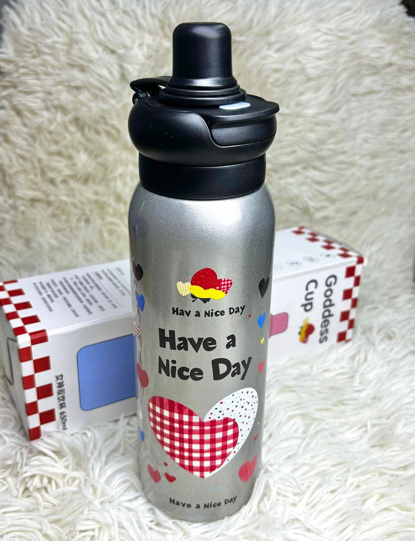 GOODNESS CUP - 650ML - WaterCup, Hydration Essentials, Drinkware, Portable Cup, Stay Hydrated, Everyday Use, Home and Office, Reusable Cup