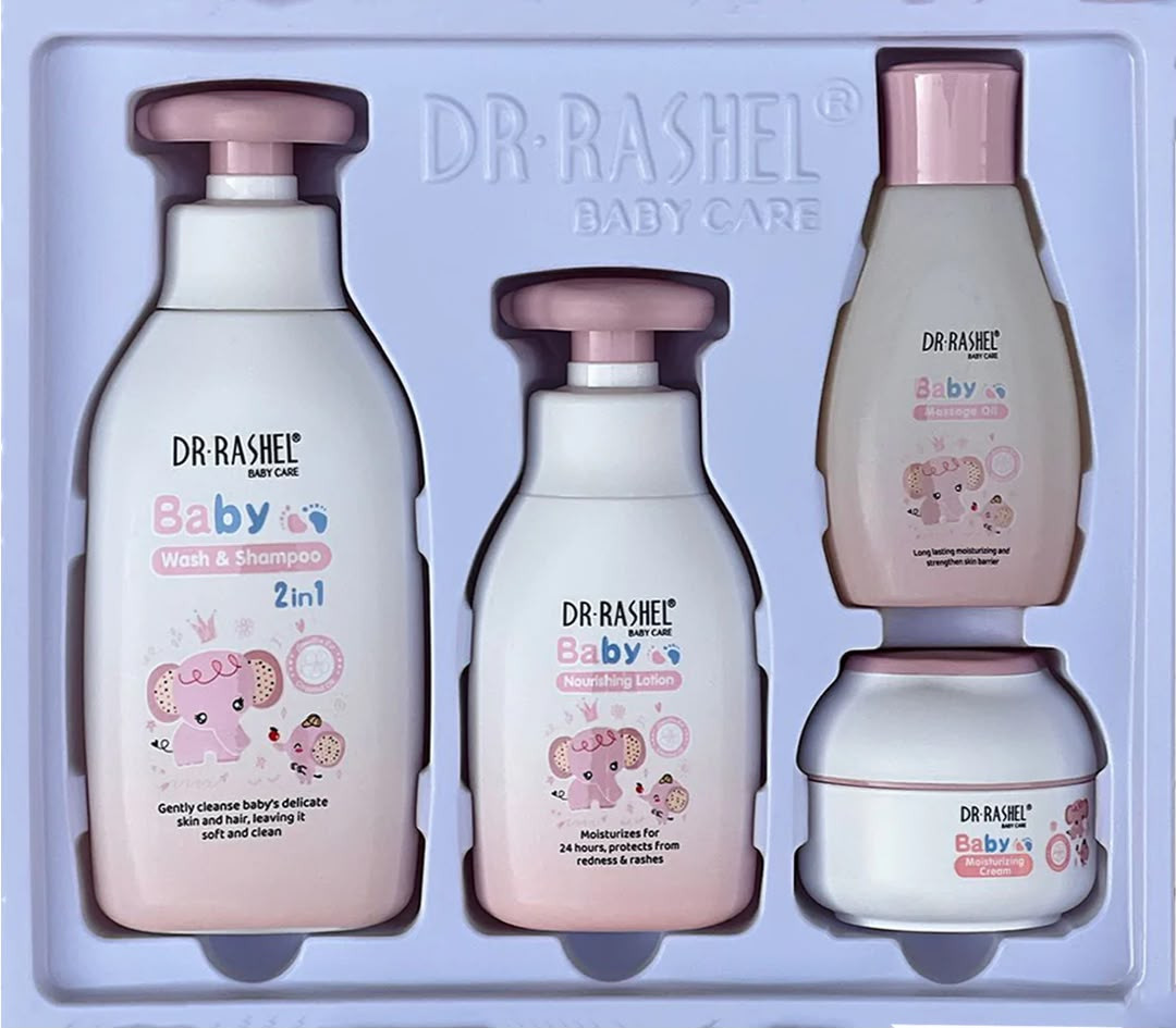 DR. RASHEL BABY CARE GIFT SET - Baby gift set, baby skincare set, newborn gift set, baby care essentials, baby skincare products, moisturizing baby care set, baby shower gift, infant care set, gentle 