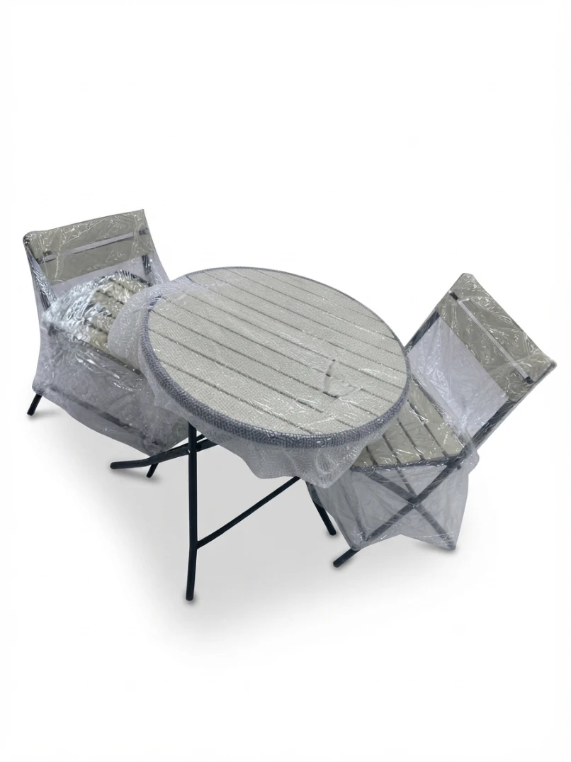 3-PIECE FOLDABLE BISTRO SET: Outdoor Furniture, Patio Set, Foldable Bistro Set, Balcony Set, Outdoor Dining Set, Porch Furniture, Small Space Patio Set, Portable Outdoor Set, Cafe Table and Chairs, Co