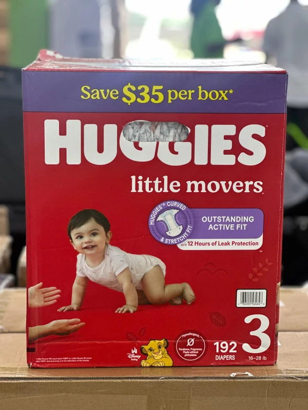 Huggies Little Movers Diapers: Huggies, Huggies Little Movers, Huggies Diapers, Baby Diapers, Disposable Diapers, Active Baby Diapers, Baby Essentials, Leak Protection Diapers, Hypoallergenic Diapers,