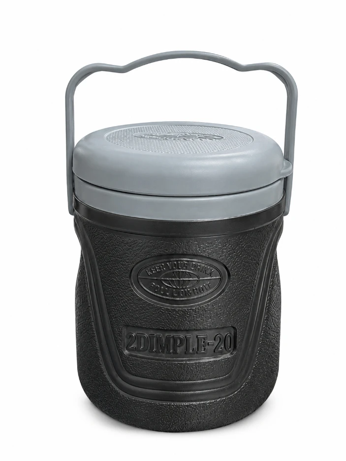 DIMPLE-2 THERMOLINE COOLER: 2DIMPLE 20 Cooler Jug, Outdoor Water Cooler, Sports Cooler Jug, Camping Water Container, Heavy Duty Water Jug, Travel Beverage Cooler, Portable Drink Dispenser, Insulated J