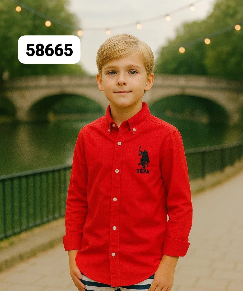 US POLO SHIRT 7-14yrs