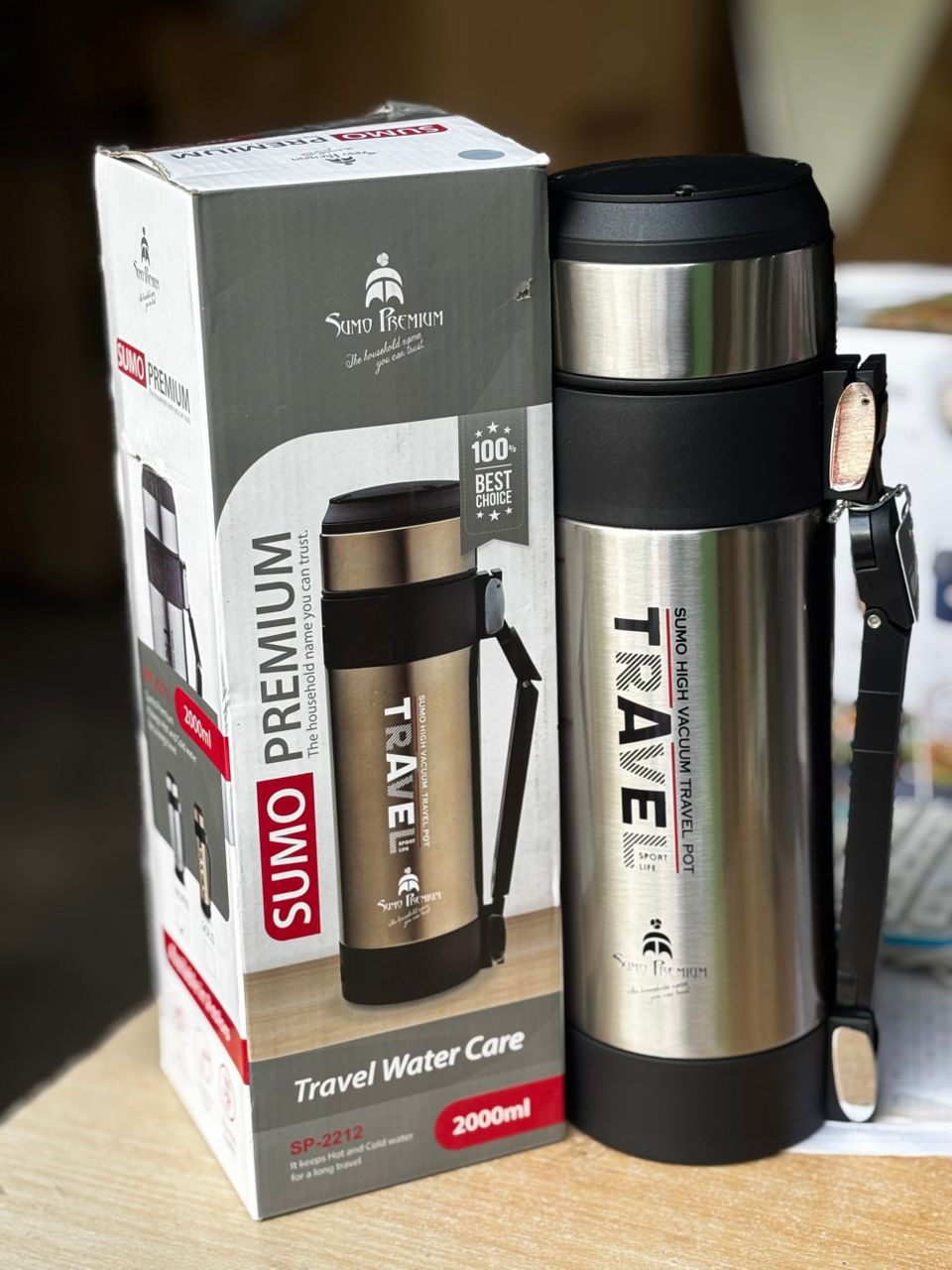 SUMO PREMIUM VACUUM FLASK - 2L
