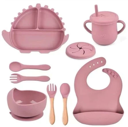 Silicone feeding set for Todlers